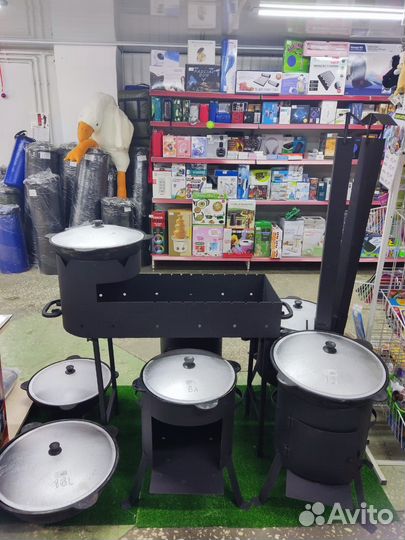 Казаны Узбекские чугунные 8,10,12,16 литров