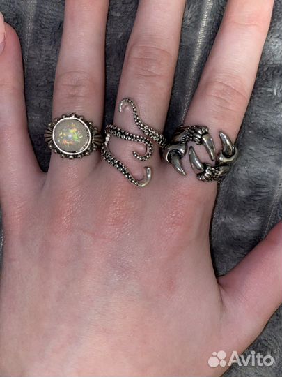 Набор колец альт, дрейн, гот. новые