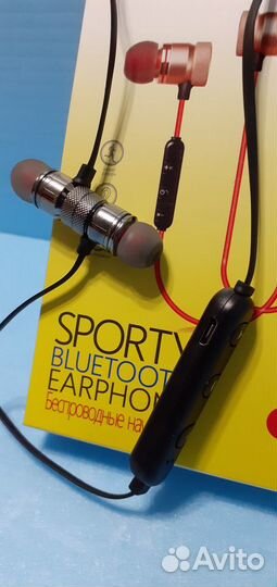 Беспроводные наушники Sport Earphones + микрофон