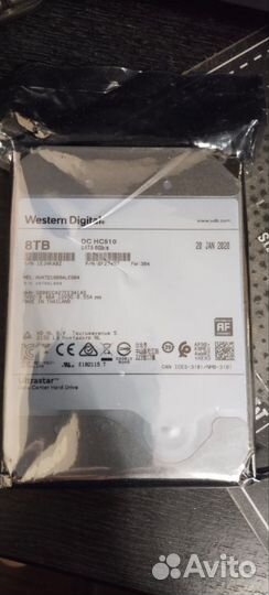 Новые повышенная надёжность WD Ultrastar 8тб, 10Тб