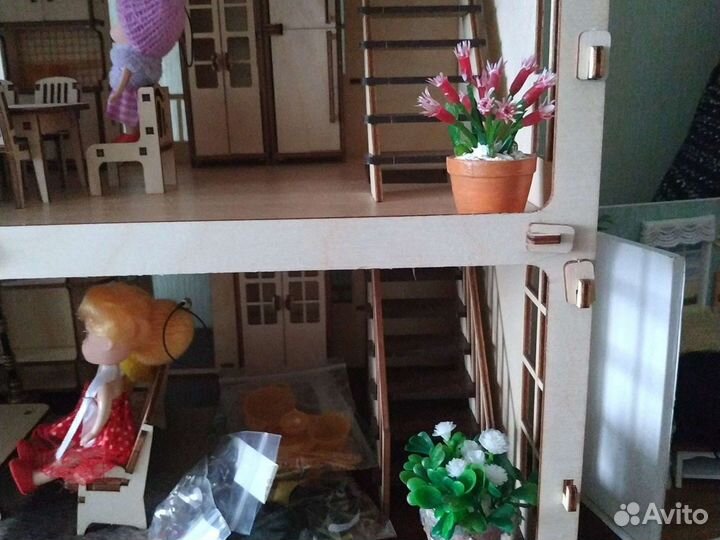 Цветы для кукольных домиков