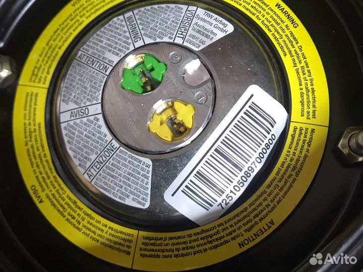 Мерседес w211 подушка в руль