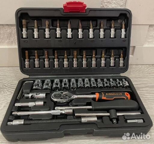 Набор инструментов 46 предметов в защитном кейсе