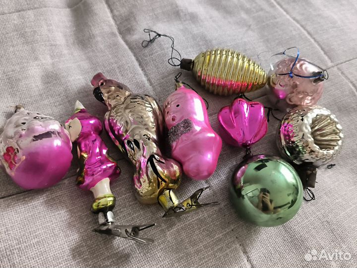 Ёлочные игрушки СССР (60-е-70-е)