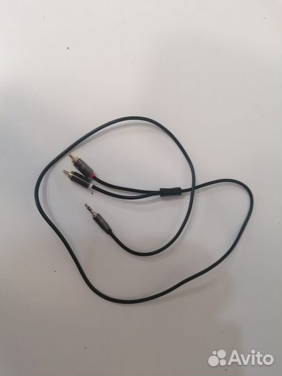 Аудиокабель 3.5 мм/2RCA 1м