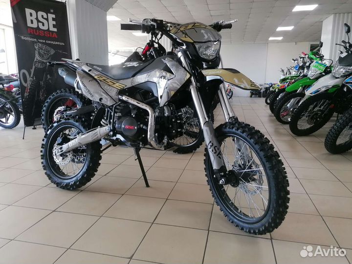 Питбайк BSE EX125 E 17/14 Urban Grey (ZS., эл.ст.)