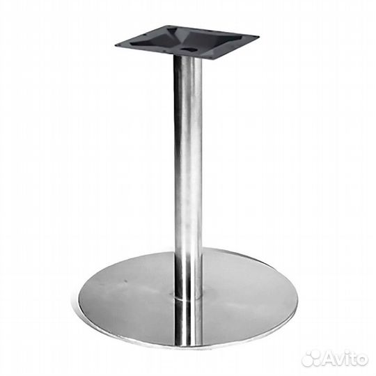 Подстолье хромированное