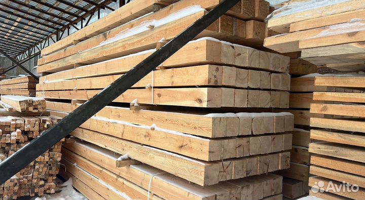 Доска обрезная 25х150х6000мм от производителя