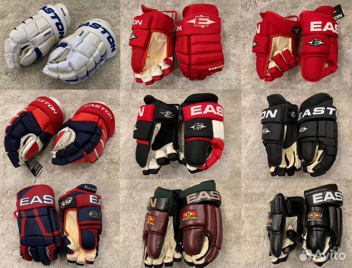 Хоккейные перчатки из NHL Pro Stock Easton