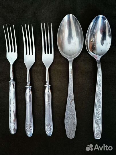 Вилки, ложки столовые СССР