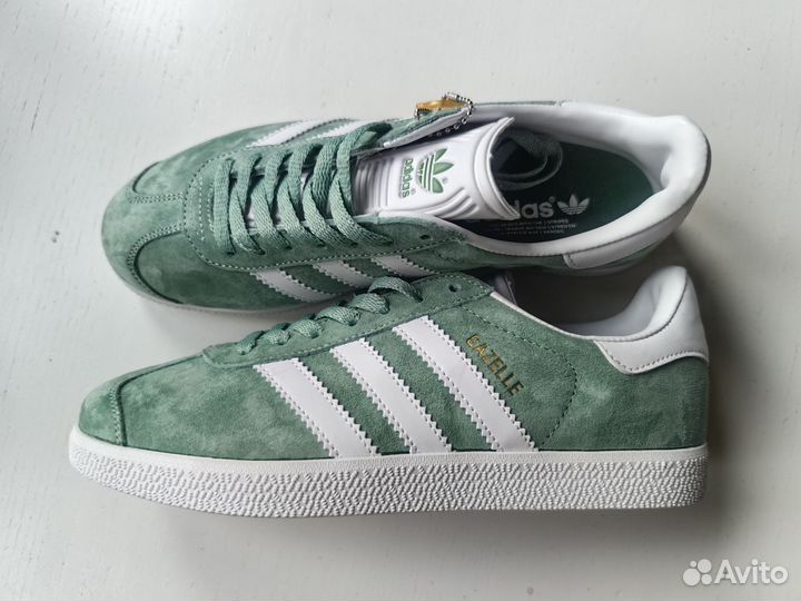 Adidas Gazelle 85 Semi Court Green White 38-39р