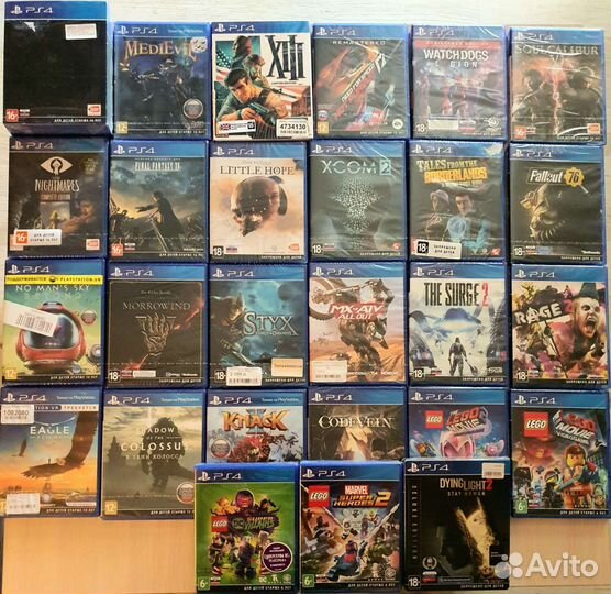 Игры PS4, Dark souls, Knack, ea, ubisoft (новые)