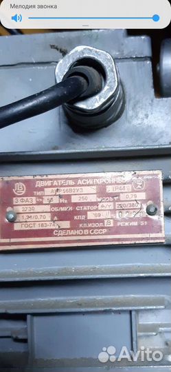 Электродвигатель асинхронный