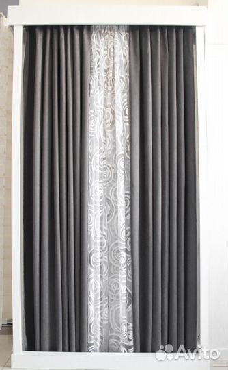 Шторы готовые канвас