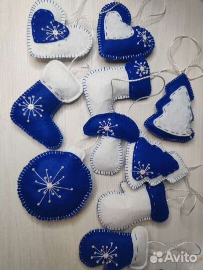 Новогодние игрушки ручной работы