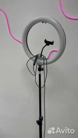 Кольцевая лампа со штативом 2 метра