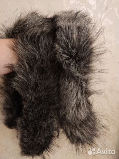 Меховой воротник на капюшон