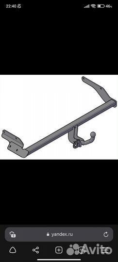 Фаркоп renault fluence