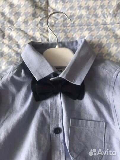 Рубашка на мальчика с бабочкой