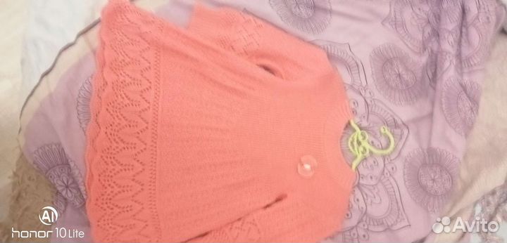 Вязаные платья для девочек