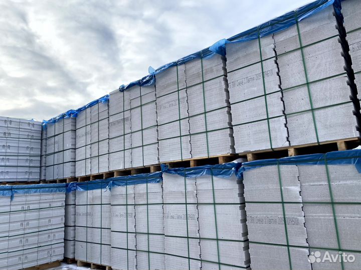 Газоблок в наличии. Отгрузка от 30 м3