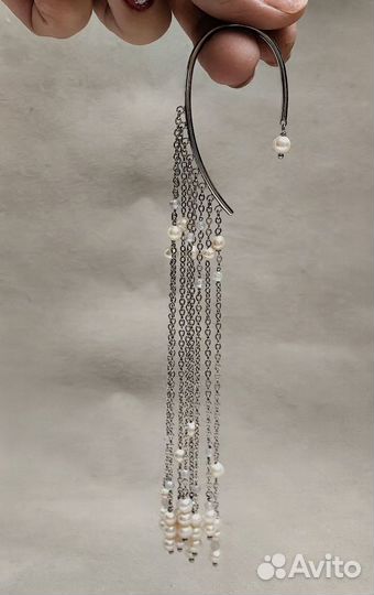 Кафф с жемчугом