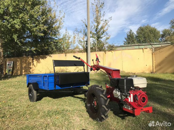 Прицеп мотоблока ПМ-500 R10 с/х шина 5.00-10