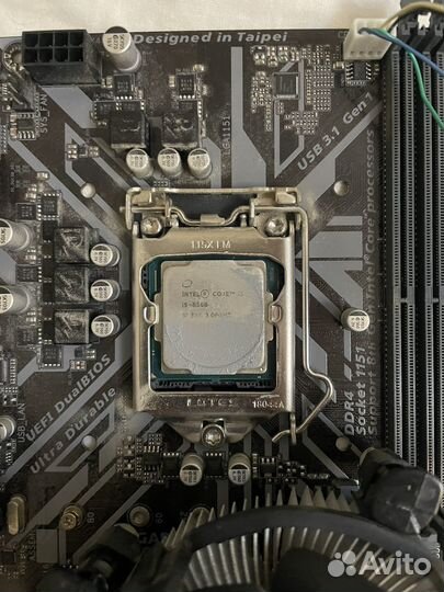Материнская плата 1151v2 и i5 8500