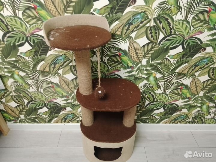 Домик для кошки с когтеточкой бу