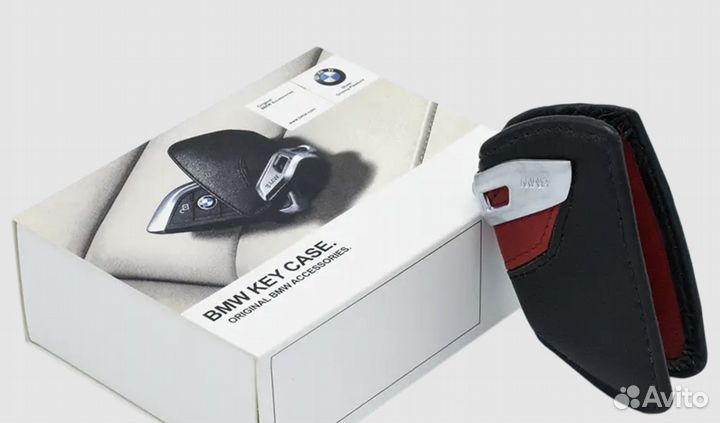 Чехол на ключ для автомобиля BMW / бмв G-серии red