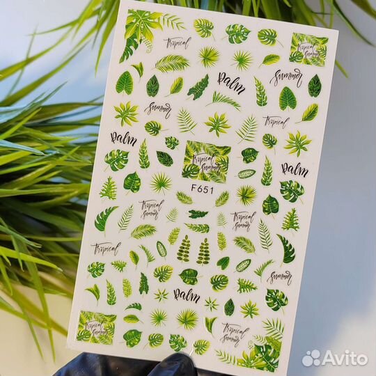 Наклейки для дизайна ногтей