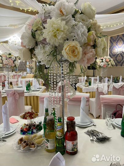 Композиции с декоративными цветами