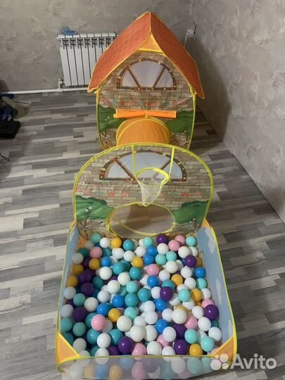 Палатка-Сухой бассейн с шариками