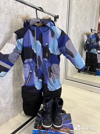 Зимний комбинезон для мальчика 104