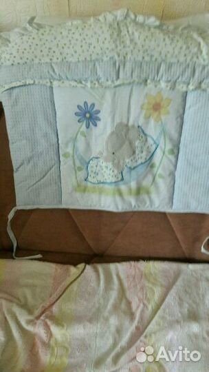 Комплект. Бортики в кроватку. 7 предметов