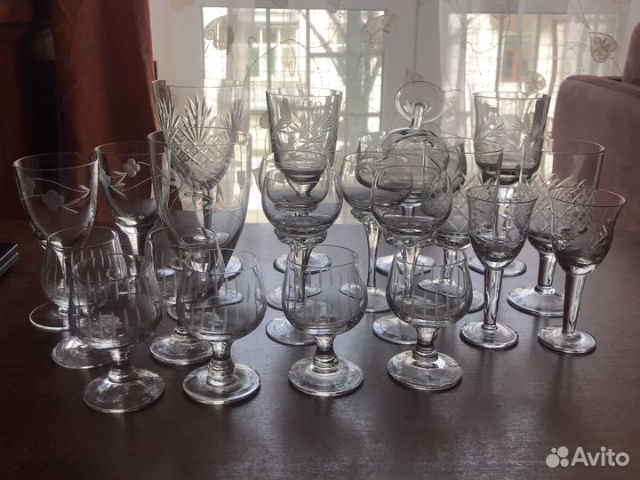 Рюмки бокалы времён СССР