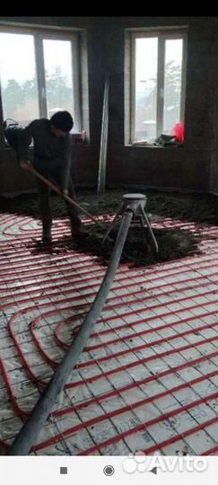 Полусухая стяжка пола
