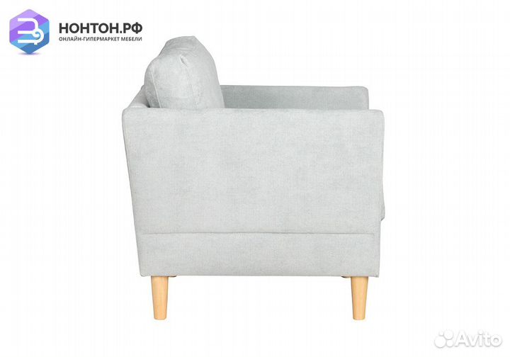 Кресло Олби светло-серое