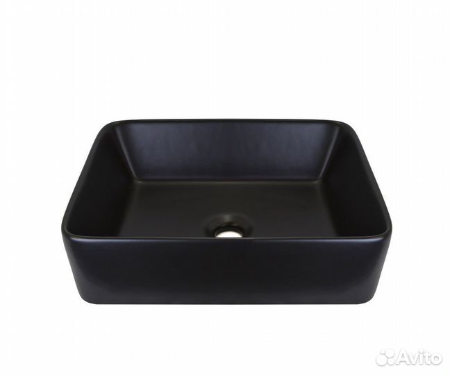 Раковина накладная Bronze de Luxe черная матовая