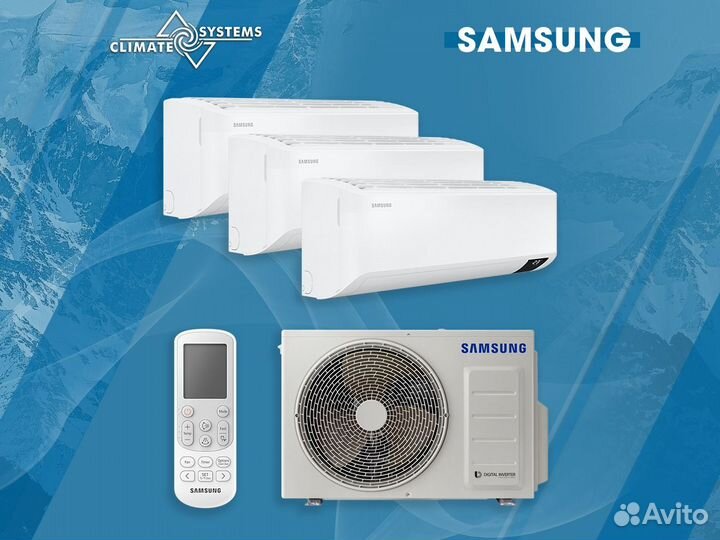 Мульти сплит система на 2 комнаты Haier 2U40S2SM1F