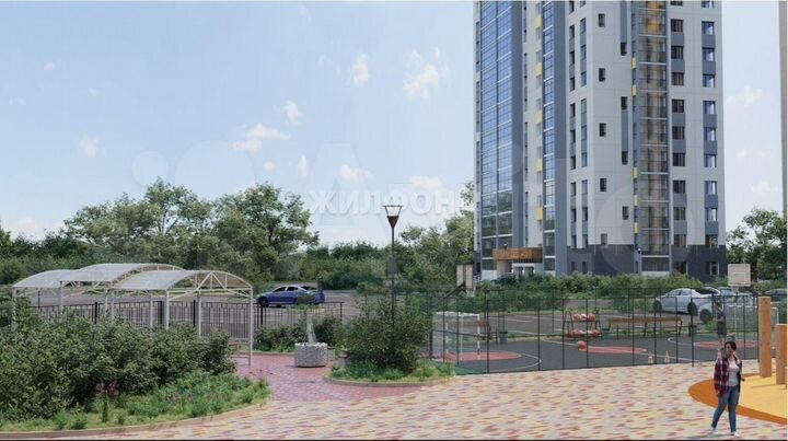 1-к. квартира, 28 м², 1/16 эт.