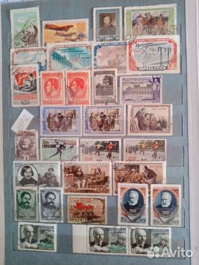 Почтовые марки 1951-55гг (N)