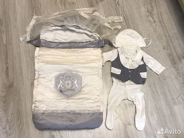 Конверт на выписку для мальчика весна осень