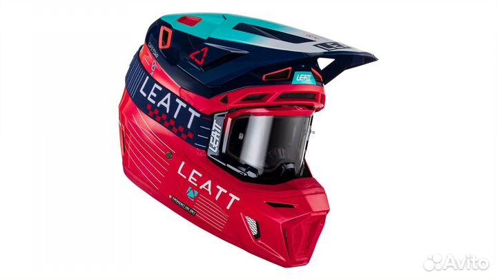 Мотошлем Leatt Moto 8.5 Helmet Kit Red, L размер