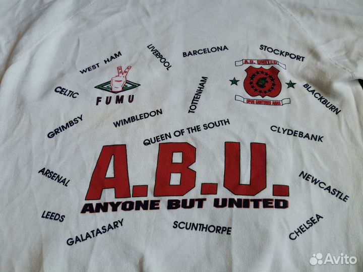 Винтажный свитшот Anyone But United