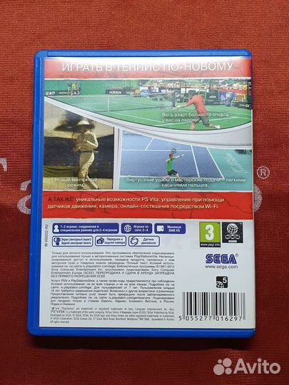 Virtual Tennis 4 для ps vita