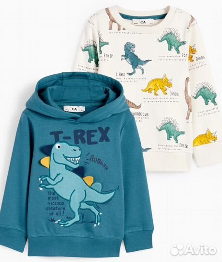 Толстовка теплые с начесом c&a 122