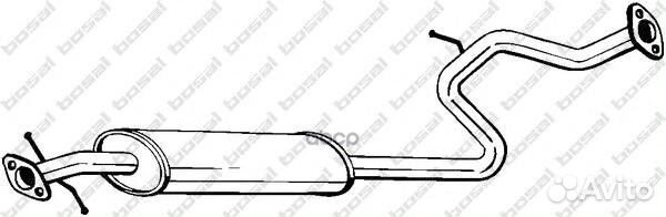 Глушитель основной Hyundai Accent/Excel 1.3i 12V