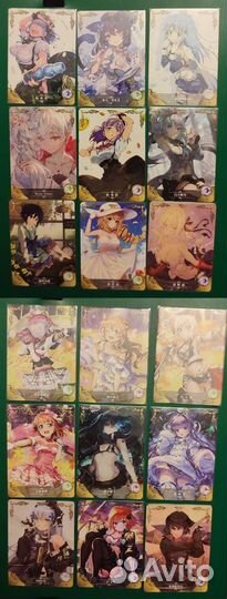Коллекционные аниме карты Goddess Story