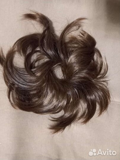 Хвост шиньон на резинке